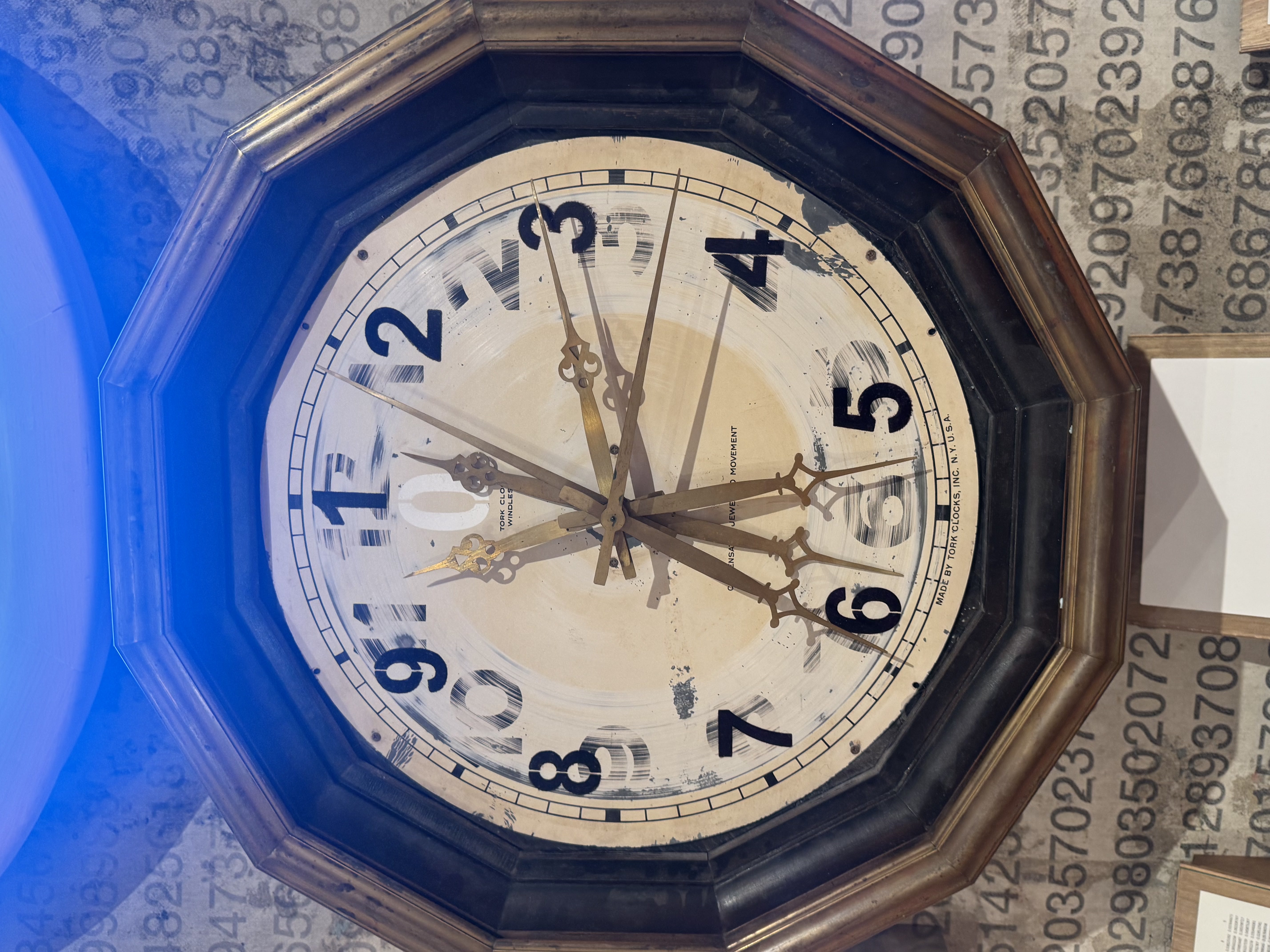 Zimmerli clock installation, view 2